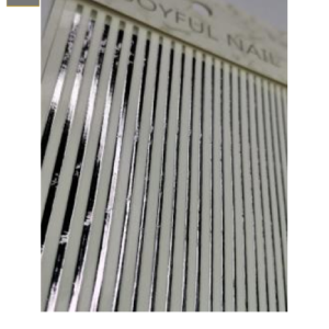 Sticker Lineas Plateadas de GEL