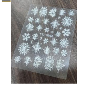 Sticker 3D Copos de Nieve Stz 5D04