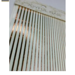 Sticker Lineas Oro Rosa de GEL