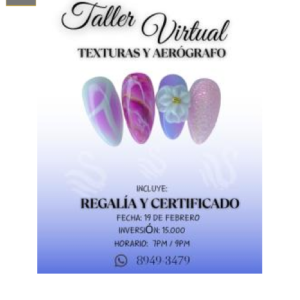 Taller Virtual Texturas y Aerografo