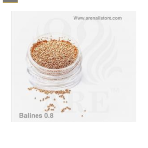 Microbalines / Caviar 0.8 MM de Grosor 3Gm Oro Rosa