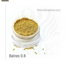 Microbalines / Caviar 0.8 MM de Grosor 3Gm Dorado