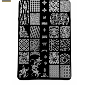 Placa de Stamping Rectangular Beautiful-02
