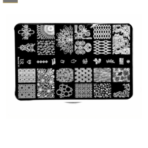 Placa de Stamping Rectangular Beautiful-01