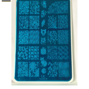 Placa de Stamping Rectangular Beautiful-18