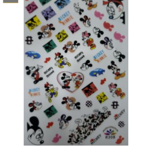 Sticker de GEL 3D para Uñas Mickey Colores