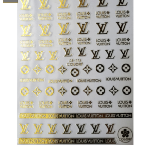 Sticker de GEL 3D para Uñas Louis Vuitton