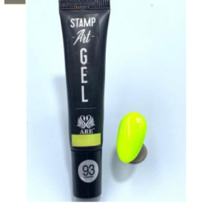 Stamping Painting GEL Amarillo Neon # 93