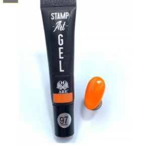 Stamping Painting GEL Naranja Neon # 97