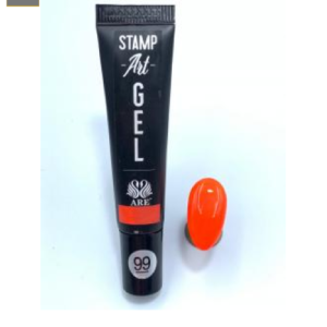 Stamping Painting GEL Naranja Oscuro Neon # 99