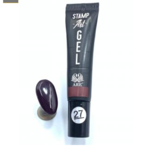 Stamping Painting GEL Vino #27
