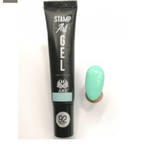 Stamping Painting Menta Pastel #92