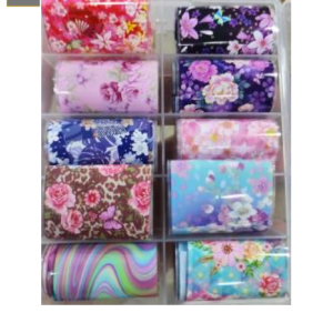 Caja de Foil Rosas y Arcoiri