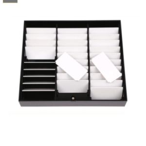 Caja Plastica Exhibidora de Muestras de Diseño