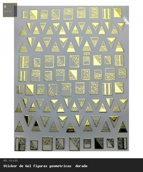 Sticker-de-GEL-Figuras-Geometricas-Dorado