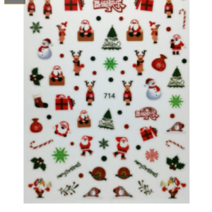 Sticker de GEL Navidad 714