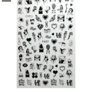 Sticker de GEL Figuras y Letras F637