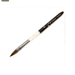 Premium Kolinsky Acrylic Brush # 10, Pincel Premium Kolisnky