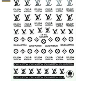 Sticker de GEL 3D para Uñas Louis Vuitton