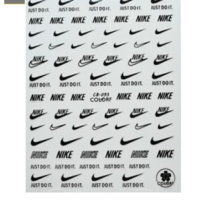 Sticker de GEL 3D para Uñas Nike