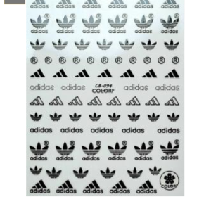 Sticker de GEL 3D para Uñas Adidas