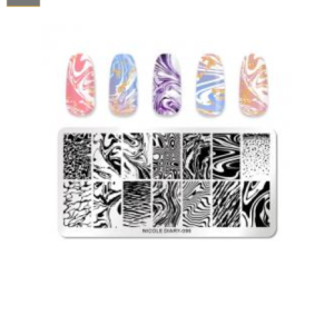 Placa de Stamping Rectangular Nicole Diary-096