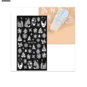 Sticker Arbolitos y Copos K124