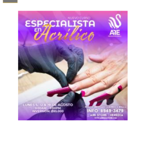 Curso Especialista en Estructura con Acrilico