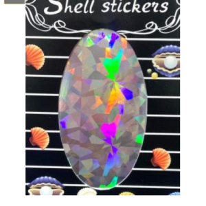 Sticker Lamina de Vidrio Plateado