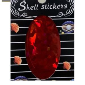 Sticker Laminas de Vidrio Rojo