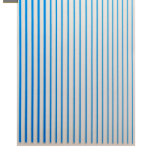 Sticker Lineas Neon Celeste de GEL