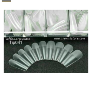 Tip de GEL X Coffin Largo
