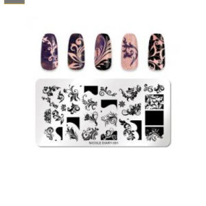 Placa de Stamping Rectangular Nicole Diary-091