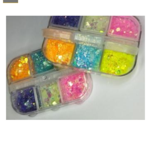 Glitter Fino Pastel 6 Colores