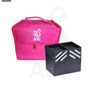 Maleta o Caja Rosada para Cosmeticos