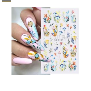 Sticker GEL 5D K 161 Flores Tulipan Azul