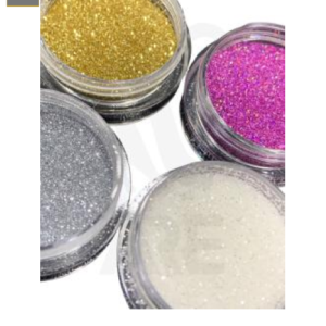 Coleccion Glitter 5Gm C/U Dorado-Morado-Plata-Blanco