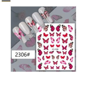 Sticker GEL Mariposas Jo 2306