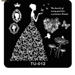 Placa de Stamping Cuadrada Tu-012