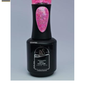 Semipermanente Rosa Glitter