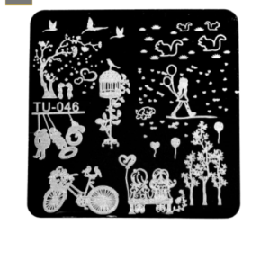 Placa de Stamping Cuadrada Tu-046