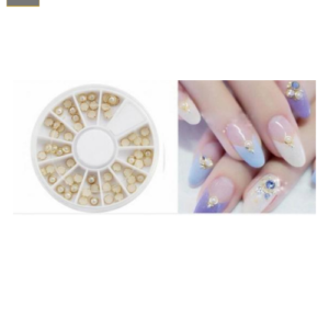 Carrusel, Perla Blanca Borde Dorado