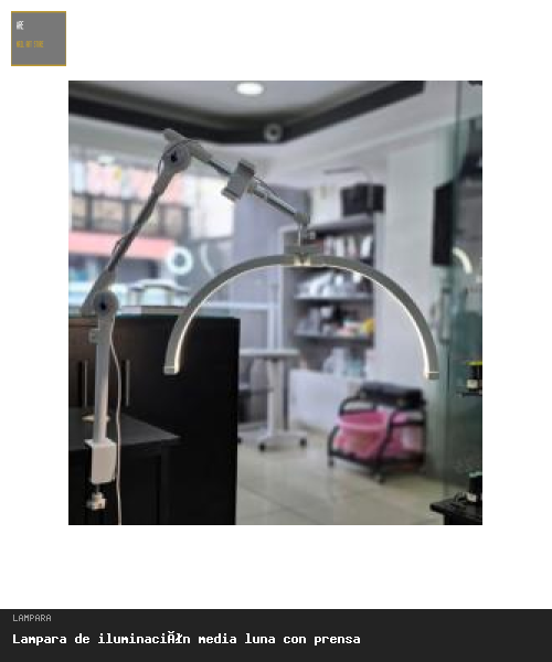 Lampara-de-Iluminacion-Media-Luna-con-Prensa