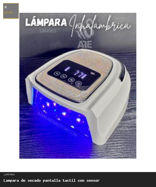 Lampara-de-Secado-Pantalla-Tactil-con-Sensor