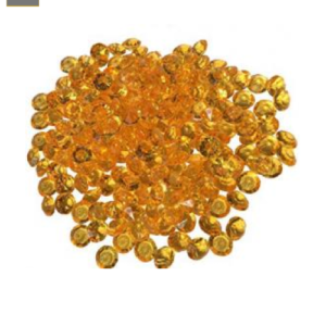 Cristales Amarillo Oscuro