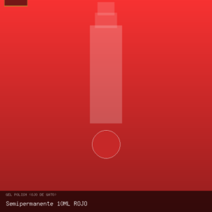 Semipermanente 10Ml Rojo