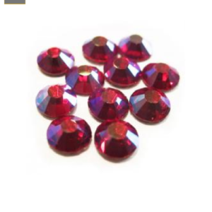 Cristales Rojo Oscuro