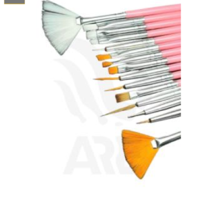 Kit Pinceles Diseño Rosados