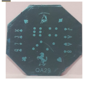 Placa de Stamping Octagonal Qa-29