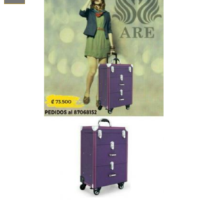 Maleta Nail Case 03 Morada